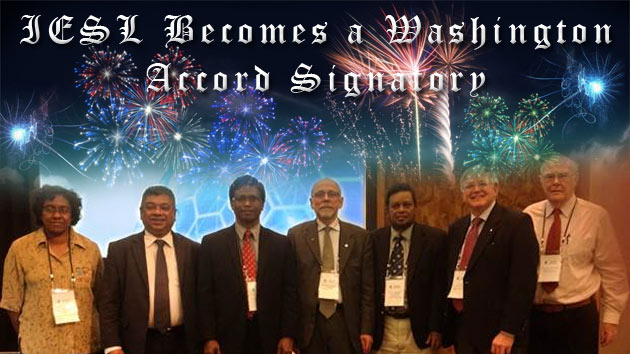 IESL Becomes a Washington Accord Signatory 