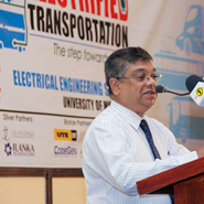 Electrified Transportation - The Step towards Future : Key Note Speech by Eng. Shavindranath Fernando at the EESoc Panel Discussion 2015