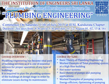 CPD COURSE : Plumbing Engineering - Kandurata Chapter