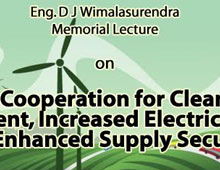 MEMORIAL LECTURE: Eng. D J Wimalasurendra Memorial Lecture - 2015