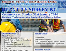 CPD COURSE : Quantity Surveying