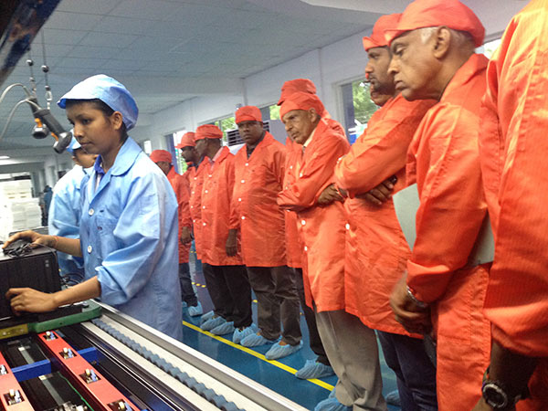 Field Visit to Ewis Computer Assembly Plant at Sooriyawewa