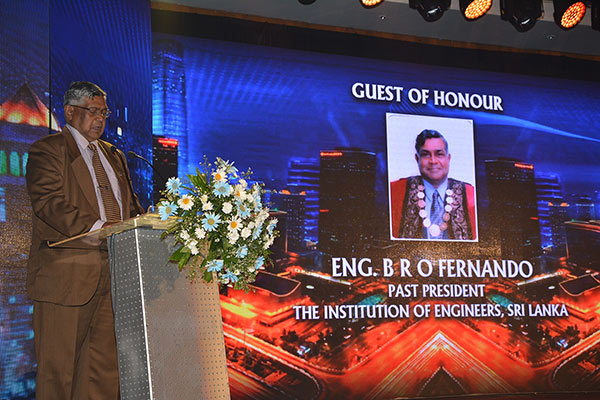 Eng.B.R.O.Fernando, Past President IESL and Past Chairman Techno 