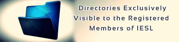  Directories Exclusively Visible to the Registered Members of IESL