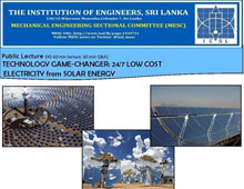 Technology Game-Changer: 24/7 Low Cost Electricity from Solar Energy