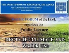 PUBLIC LECTURE : Drought, Climate and Water Use 