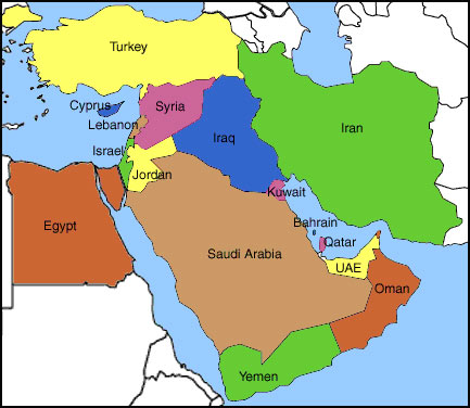 What is Middle East? 