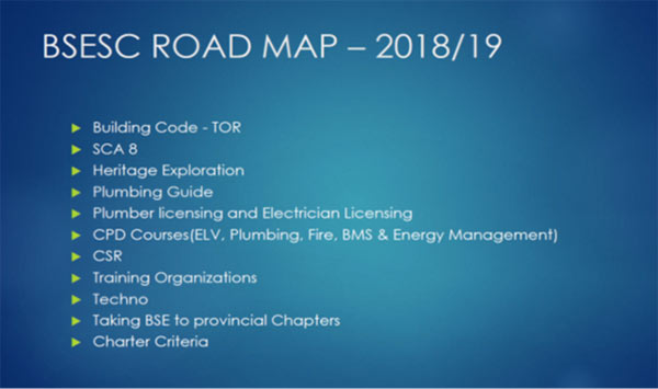 BSESC Road Map 2017/ 2018