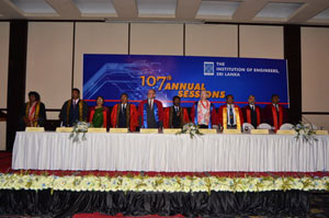 Ceremonial Inauguration of the 107th Annual Session of the IESL held at Waters Edge