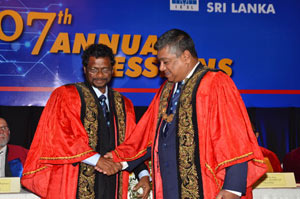 Ceremonial Inauguration of the 107th Annual Session of the IESL held at Waters Edge