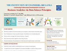 CPD COURSE : Business Analytics via Data Science Principles 