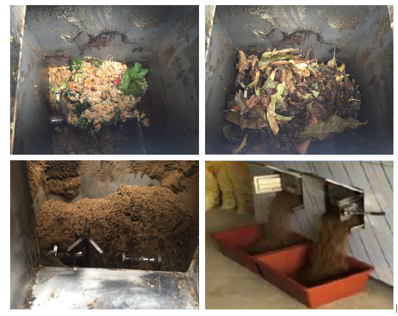 Composting Unit in Operation in Sri Lanka