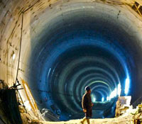 World’s Deepest Underwater Railway Tunnel